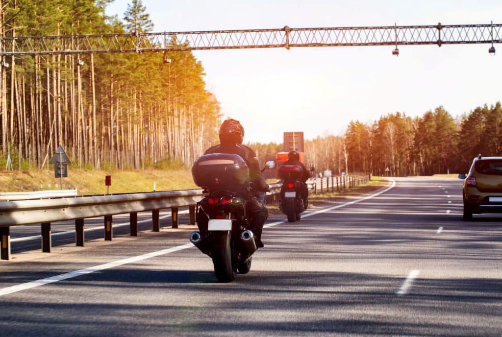 Motorsykkel trafikkulykke illustrasjonsfoto-